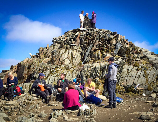 Snowdon summit group